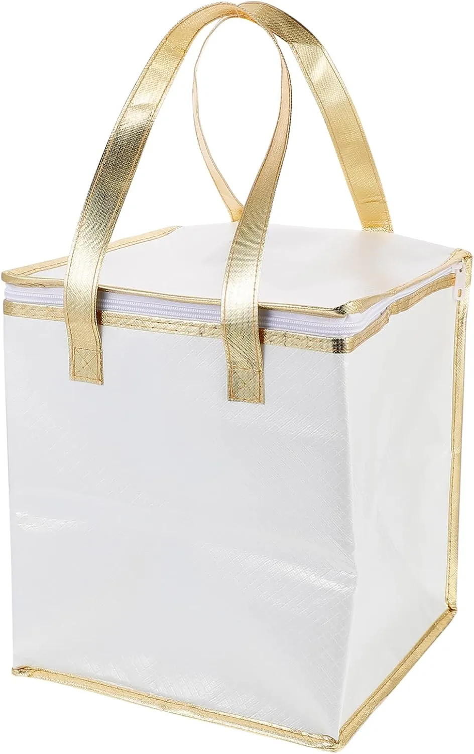 1Pc Insulated Food Transport Tote Bag Portable Storage Pouch Handheld Design for Food Packing Height
