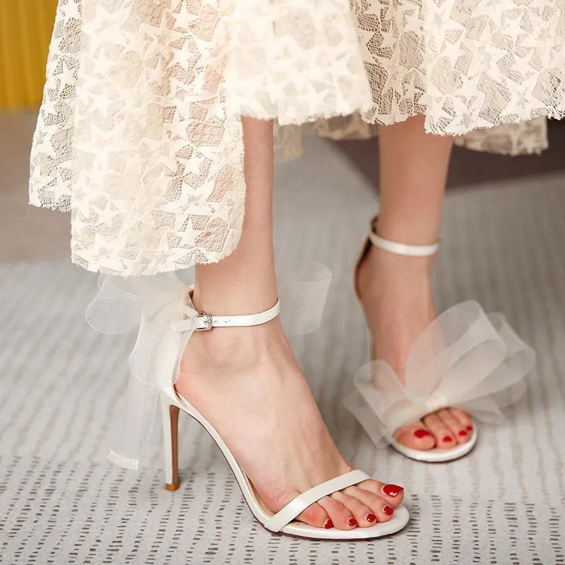 2021 High Heels Peep Toe Pumps Sexy White Black Red Ladies Pumps Shoes Women High Heel Pumps with Strap Wedding Shoes