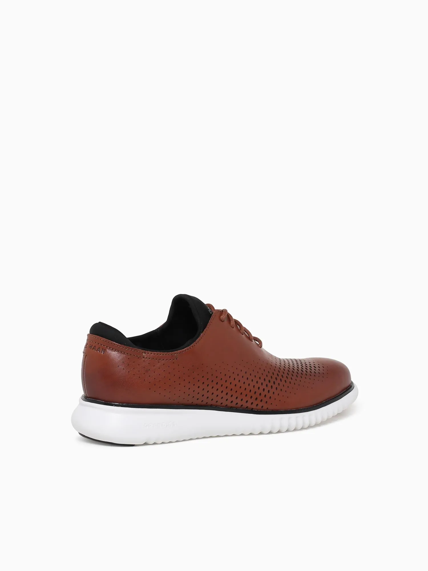 2.zerogrand Laser Wing Tip Tan Leather