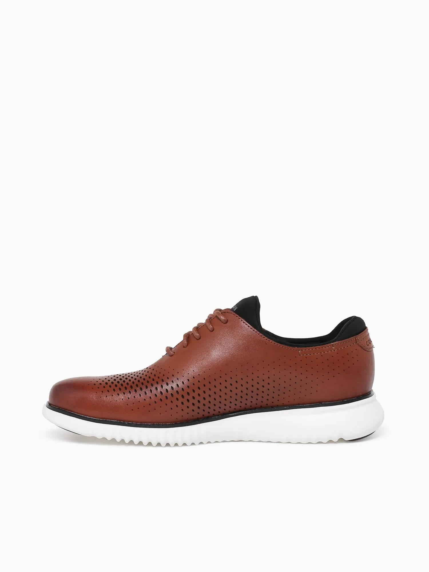 2.zerogrand Laser Wing Tip Tan Leather