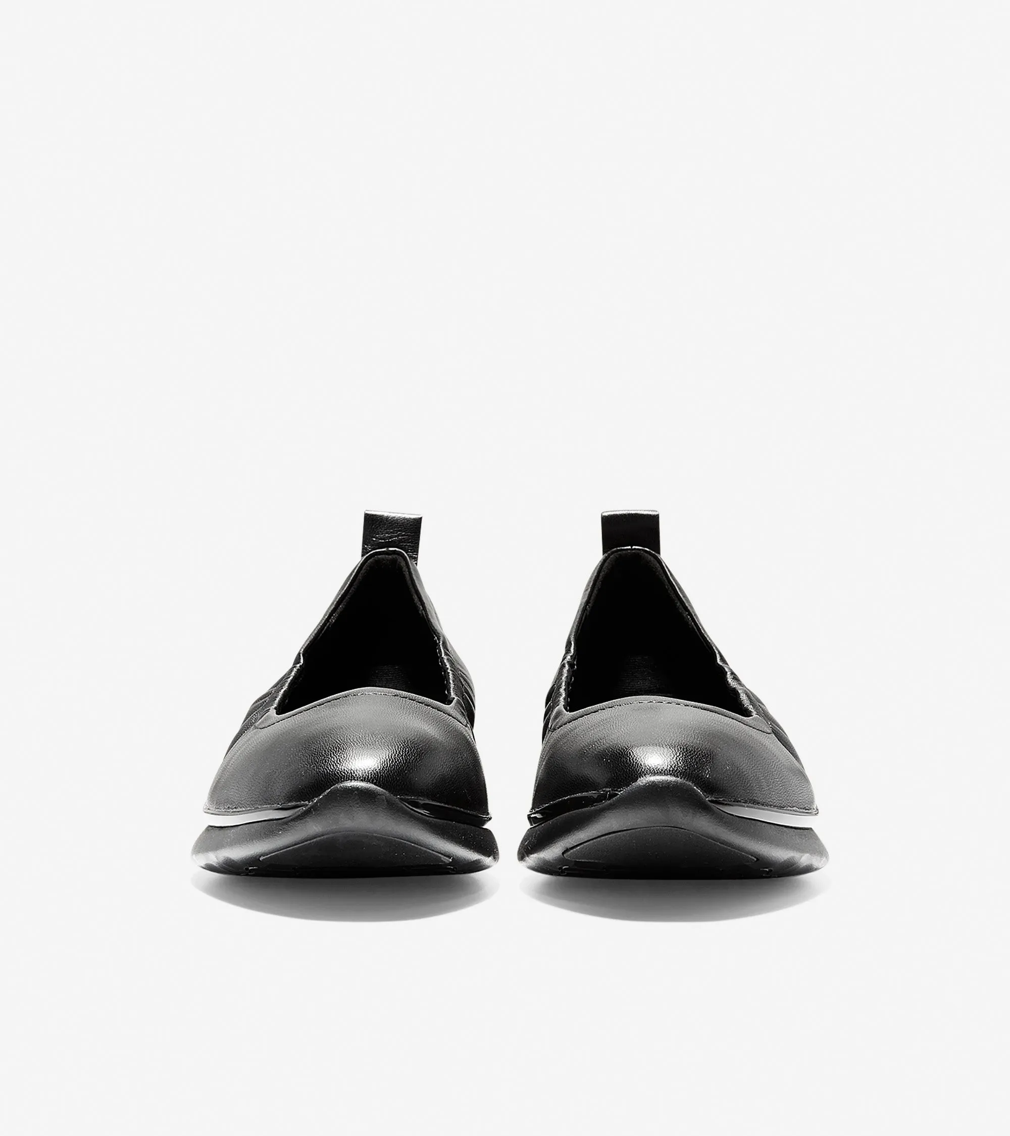 3.ZERØGRAND Rouched Slip-On Ballet Flat