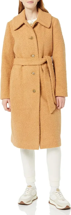 Amazon Essentials Women's Relaxed-Fit Recycled Polyester Sherpa Long Coat (Available in Plus Size) (Previously Amazon Aware)