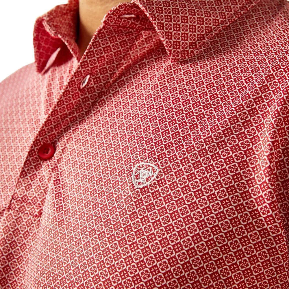 ARIAT Men's All Over Print Polo