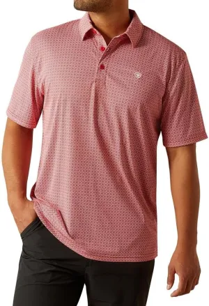 ARIAT Men's All Over Print Polo