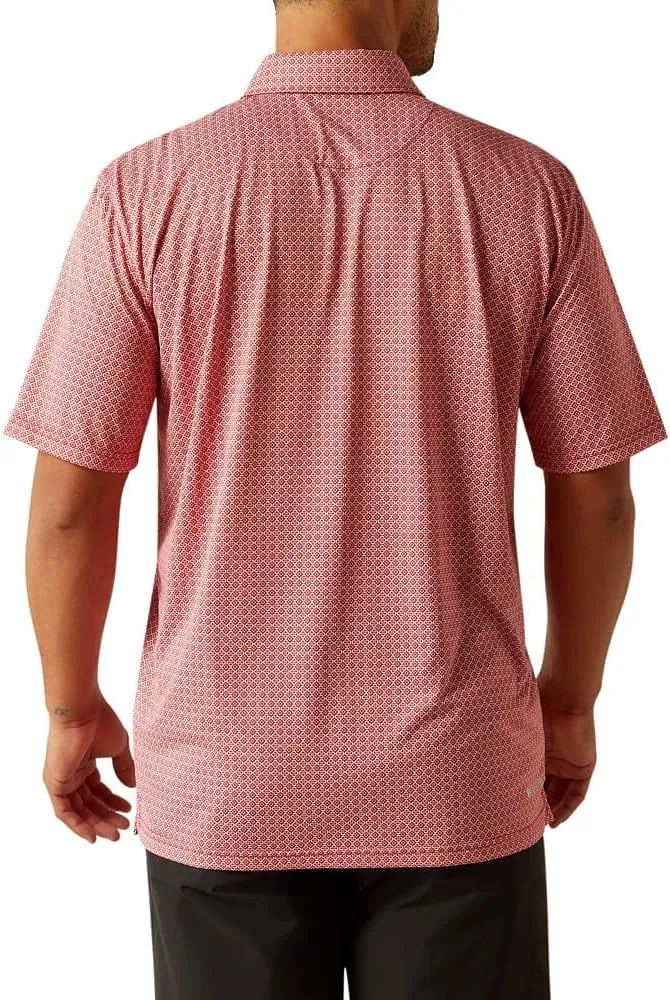 ARIAT Men's All Over Print Polo