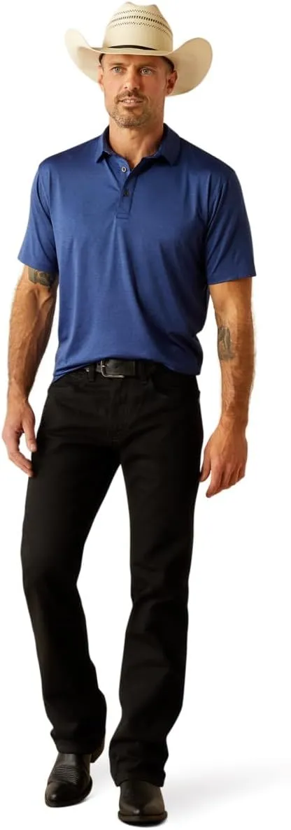 ARIAT Mens Charger 2.0 Fitted Polo SS