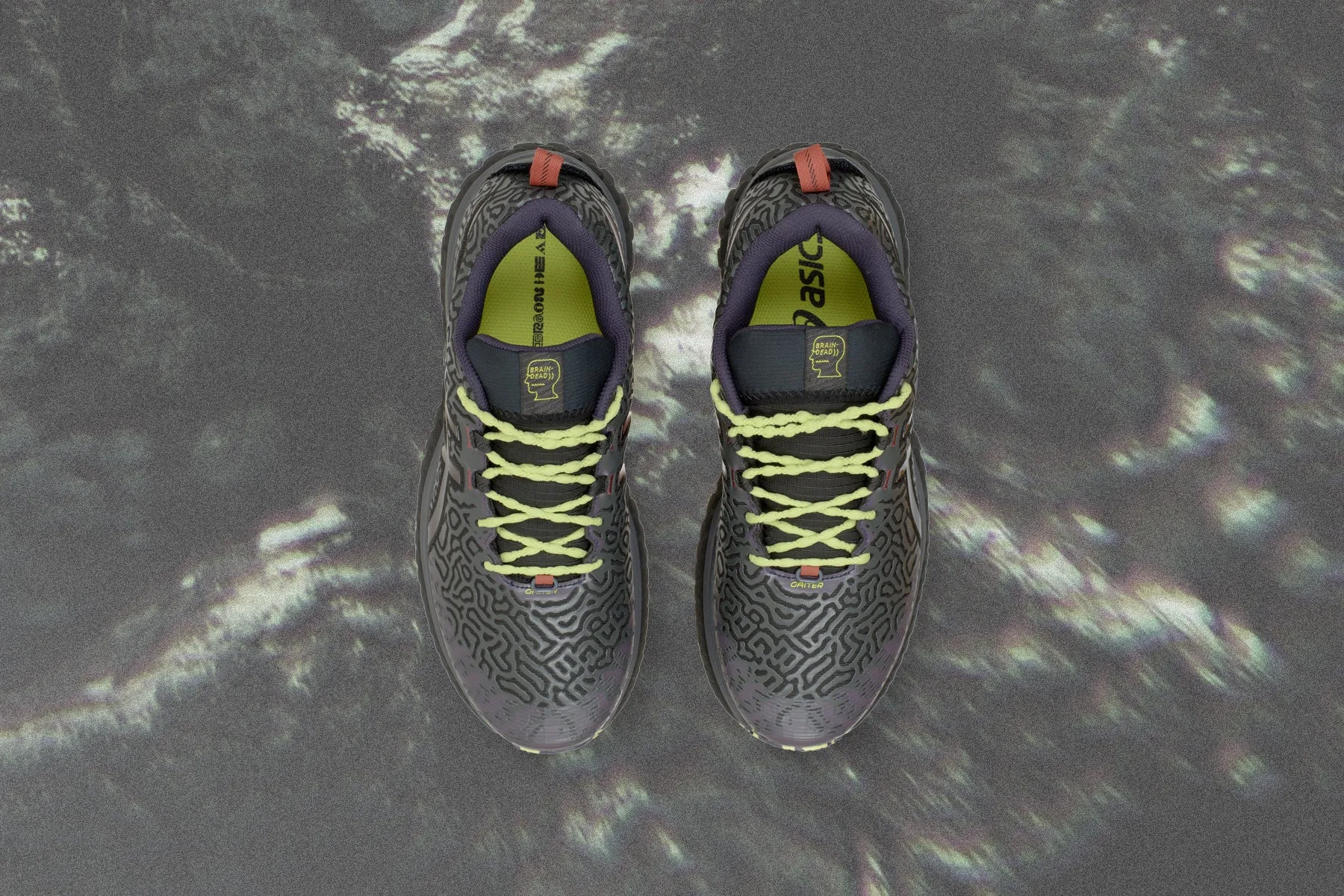 Asics x Brain Dead Trabuco Max - Black/Cinnabar