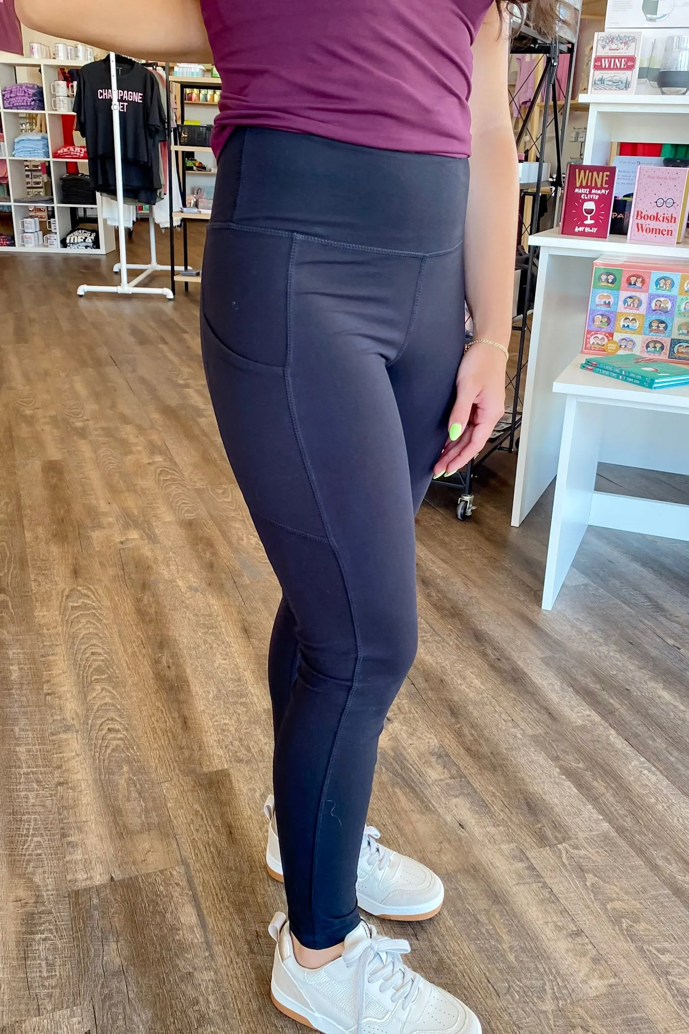 Athleisure Butter Basic Leggings with Pockets