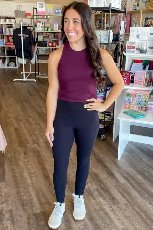 Athleisure Butter Basic Leggings with Pockets