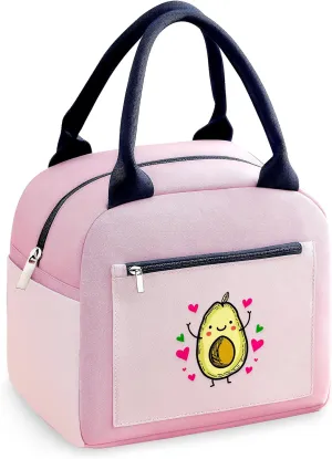 Avocado Bento Bag, Thermal Insulated Cooler Lunch Bento Tote Bag, Gifts For Teens Girls Kids Women, Work Travel Office Camping Picnic Beach Lunch Essentials!