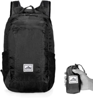 Backpack, Lightweight Portable Foldable Backpack Waterproof Backpack Folding Bag Ultralight Outdoor Pack for Women Men Travel Hiking