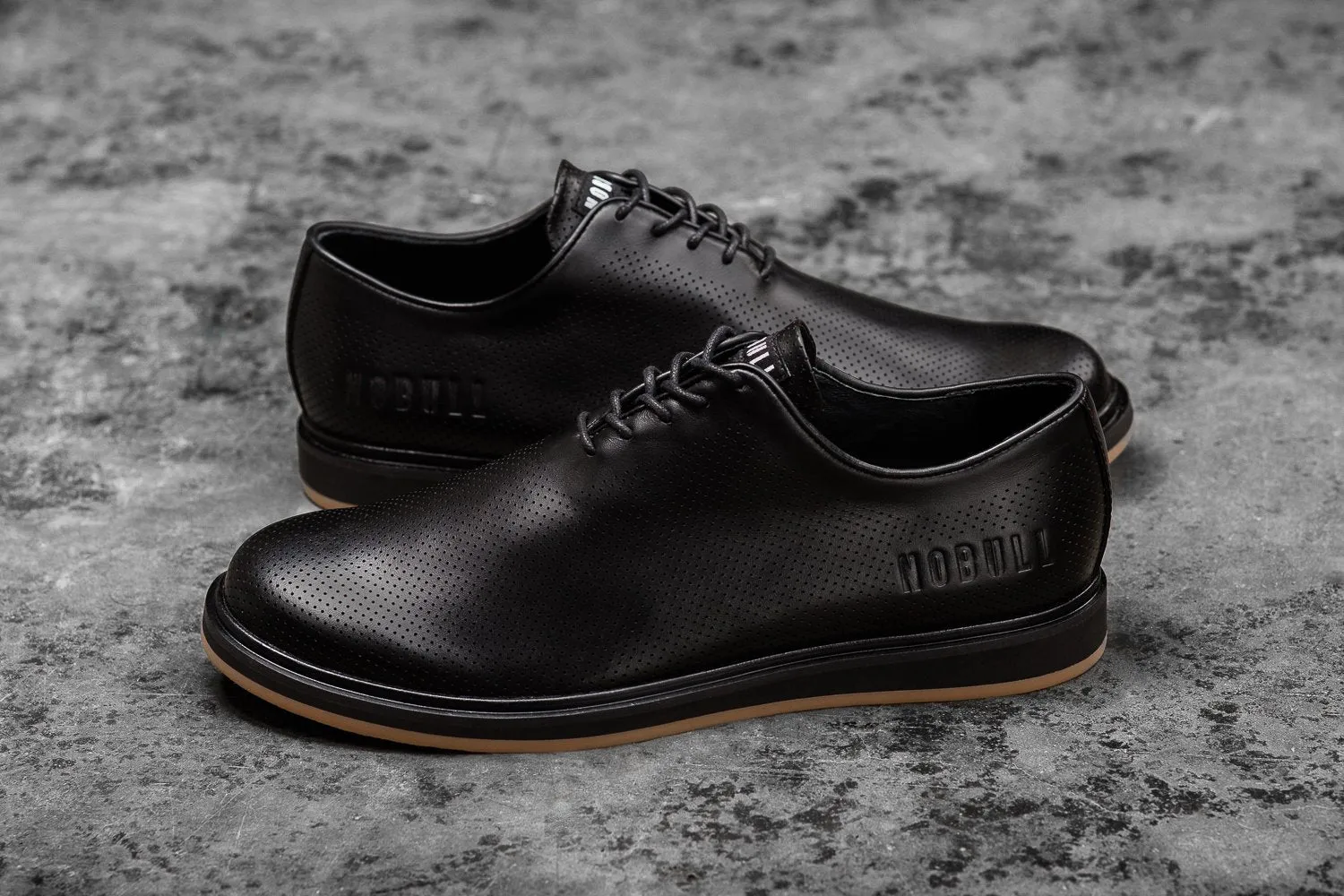 BLACK LEATHER DRESS SHOE (MEN'S)