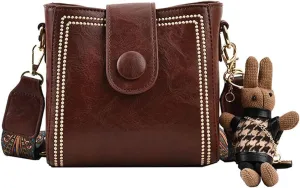 Bootara Bucket Bag, Womens Retro Water Bucket Shoulder Bag, Vintage Crossbody Bag, With Adjustable Wider Shoulder Strap