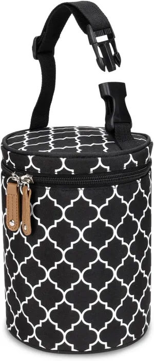 Breastmilk Cooler Bag - Large Portable Baby Bottle Bag, Insulated Leak Proof Storage | Zipper Design Reusable Tote Bag for Nursing Moms, Baby Bottle Storage for Daycare, Travel, and Work Use