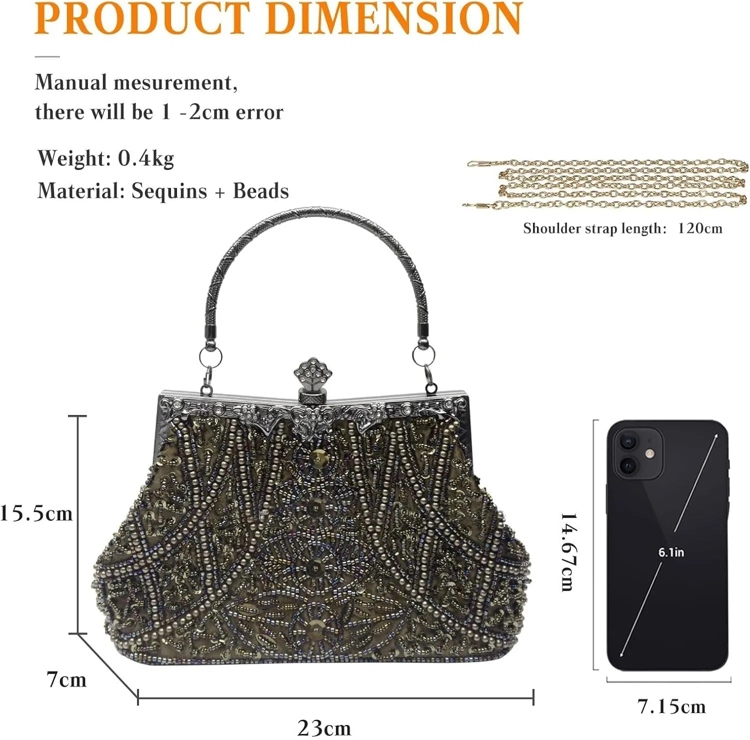 Bridal Wedding Purse Exquisite Handmade Embroidery Shoulder Vintage Beaded Evening for Women Handbag