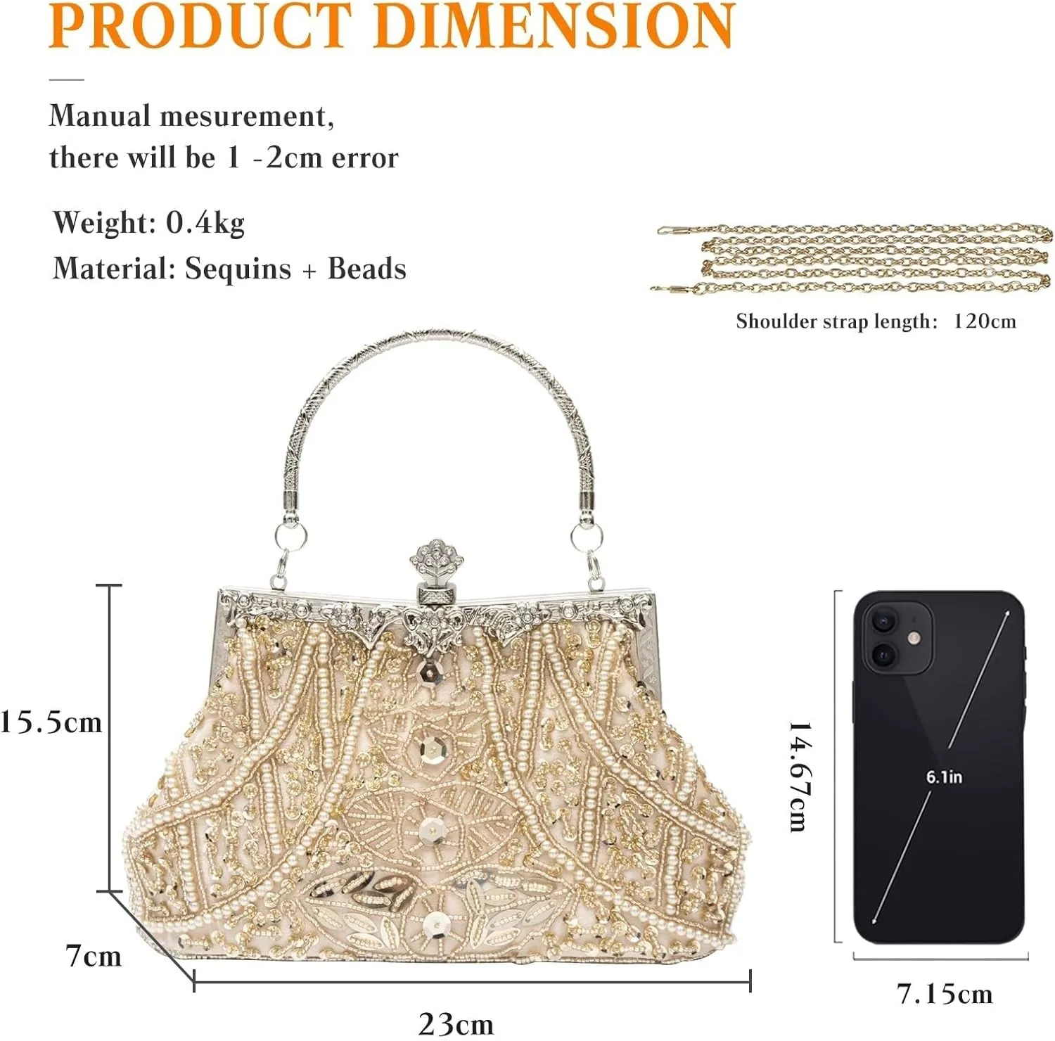 Bridal Wedding Purse Exquisite Handmade Embroidery Shoulder Vintage Beaded Evening for Women Handbag