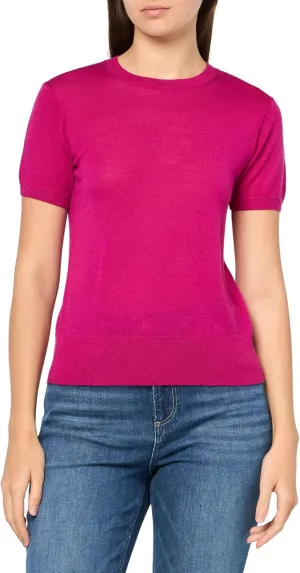 Brooks Brothers Women's Merino Wool Sweater Short Sleeve Shell