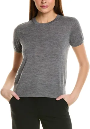 Brooks Brothers Women's Merino Wool Sweater Short Sleeve Shell