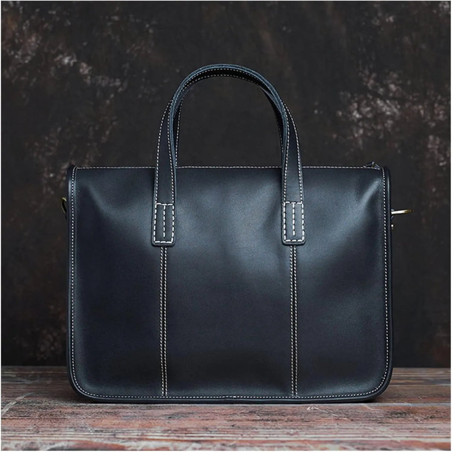 Business Men Briefcase Casual Tote Shoulder Bag for 14 Inch Laptop Office Bag