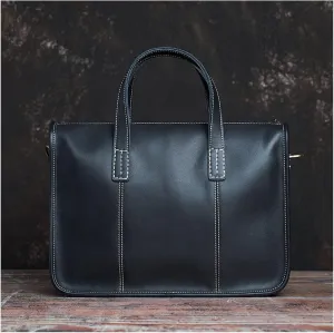 Business Men Briefcase Casual Tote Shoulder Bag for 14 Inch Laptop Office Bag