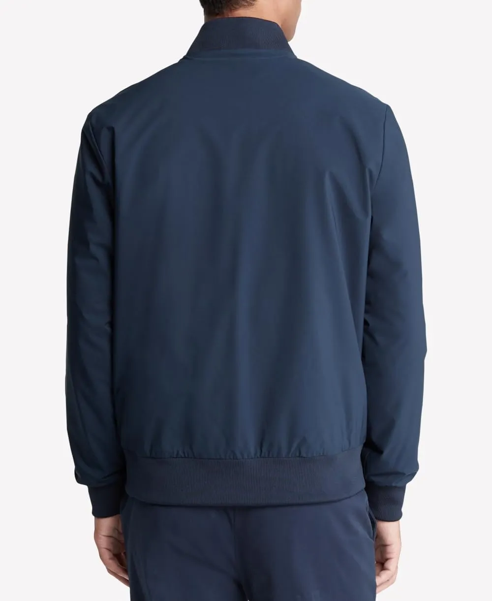 Calvin Klein Men's Matte Logo Zip Bomber Jacket