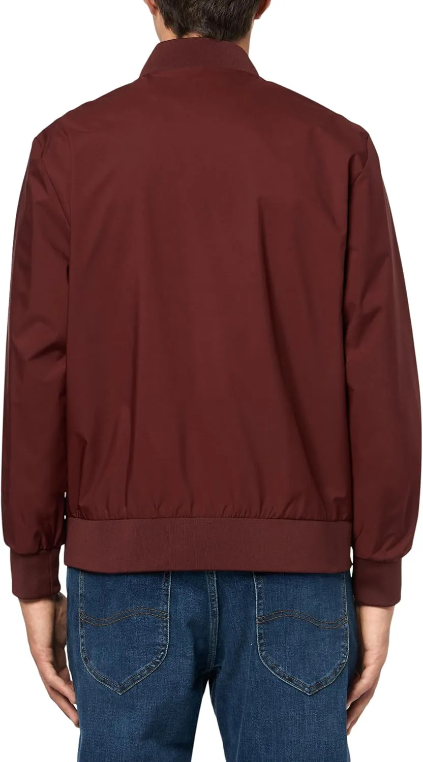 Calvin Klein Men's Matte Logo Zip Bomber Jacket