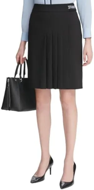 Calvin Klein Pleated Skirt Black 8