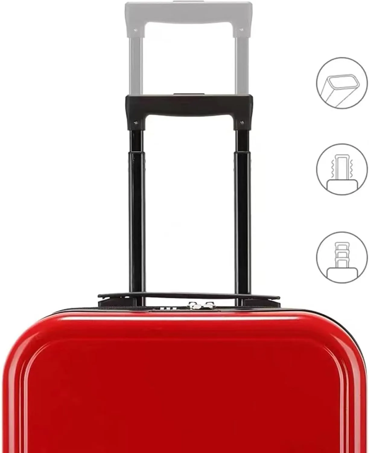 Carry-on Suitcase Luggage 2 Piece Sets Suitcases With Spinner Wheels, Hard Shell Carry On Suitcase Set Carry-on Suitcases Carry On Luggages (Color : B, Size : 20in)