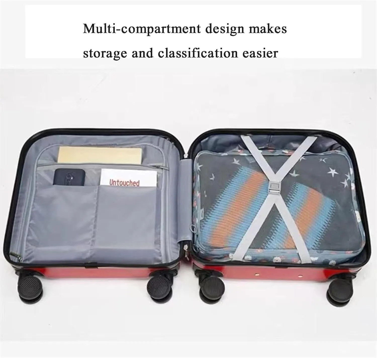 Carry-on Suitcase Luggage 2 Piece Sets Suitcases With Spinner Wheels, Hard Shell Carry On Suitcase Set Carry-on Suitcases Carry On Luggages (Color : B, Size : 20in)