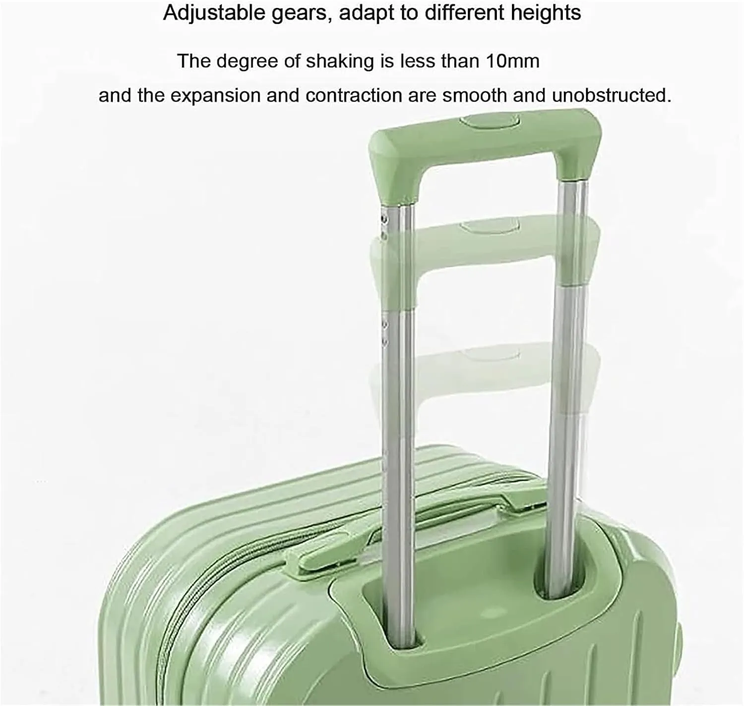 Carry-on Suitcase Luggage 20'' Lightweight Luggage Wide Handle PC Hardshell Suitcases With Spinner Wheels Carry-on Suitcases Carry On Luggages (Color : C, Size : 20 inch)
