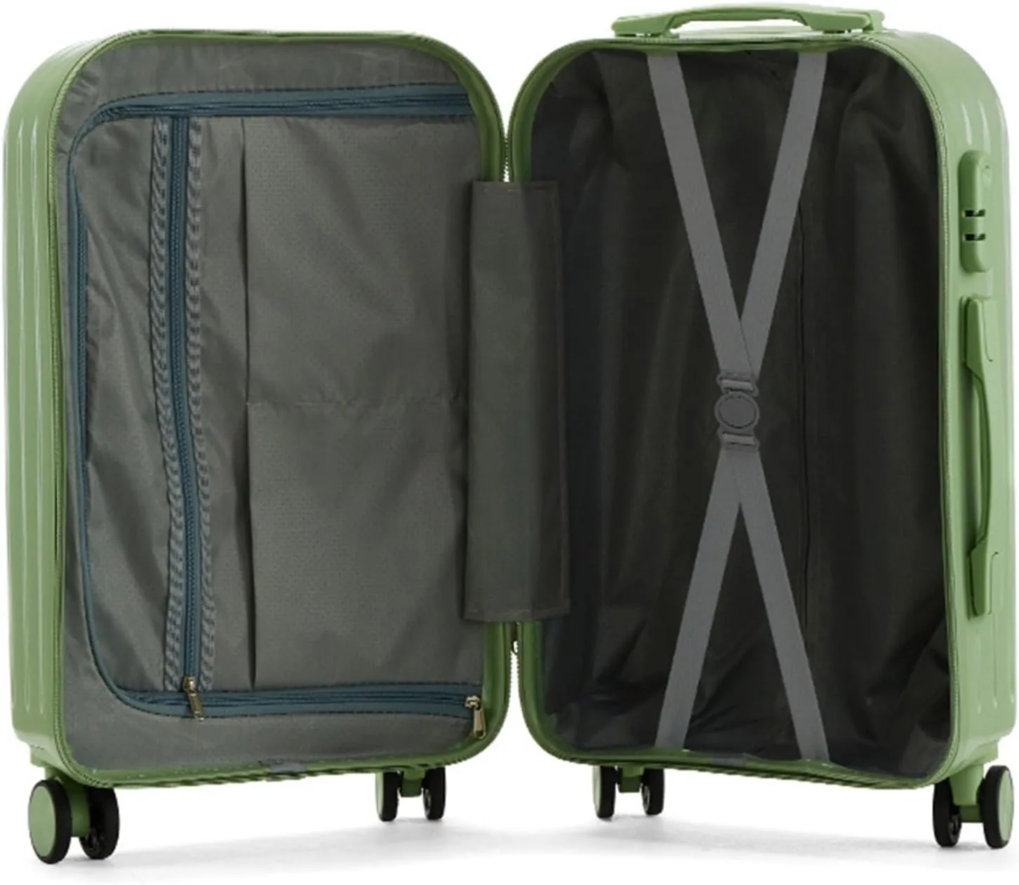Carry-on Suitcase Luggage 20'' Lightweight Luggage Wide Handle PC Hardshell Suitcases With Spinner Wheels Carry-on Suitcases Carry On Luggages (Color : C, Size : 20 inch)