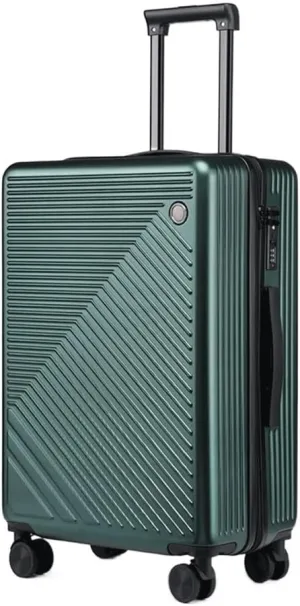 Carry-on Suitcase Luggage 20inch Lightweight Hardside 4-Wheel Spinner Travel Luggage,business Luggage For Women Carry-on Suitcases Carry On Luggages (Color : Green, Size : 20inch)