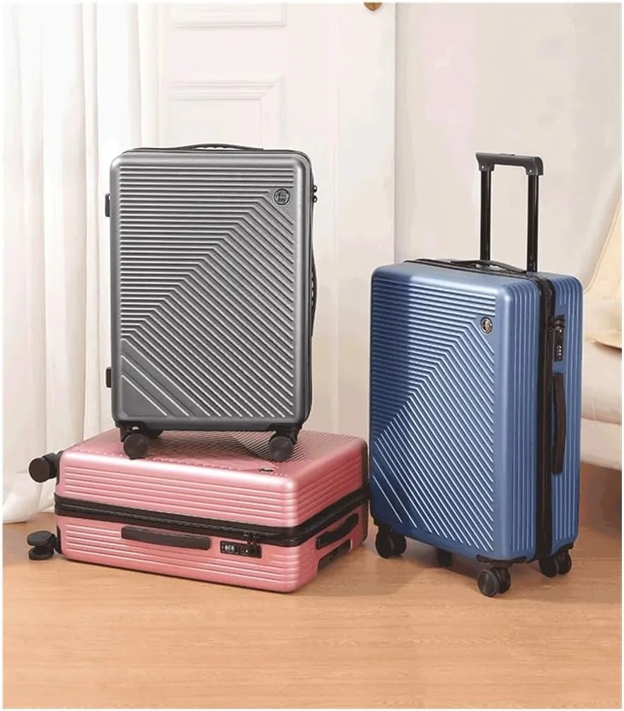 Carry-on Suitcase Luggage 20inch Lightweight Hardside 4-Wheel Spinner Travel Luggage,Business Luggage for Women Carry-on Suitcases Carry On Luggages (Silver 20inch)
