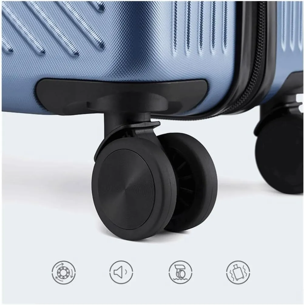 Carry-on Suitcase Luggage 20inch Lightweight Hardside 4-Wheel Spinner Travel Luggage,Business Luggage for Women Carry-on Suitcases Carry On Luggages (Silver 20inch)