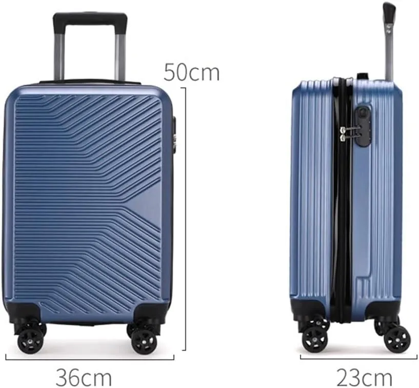 Carry-on Suitcase Luggage 20inch Lightweight Hardside 4-Wheel Spinner Travel Luggage,Scratch-resistant Carry-on Carry-on Suitcases Carry On Luggages (Color : E, Size : 20in)