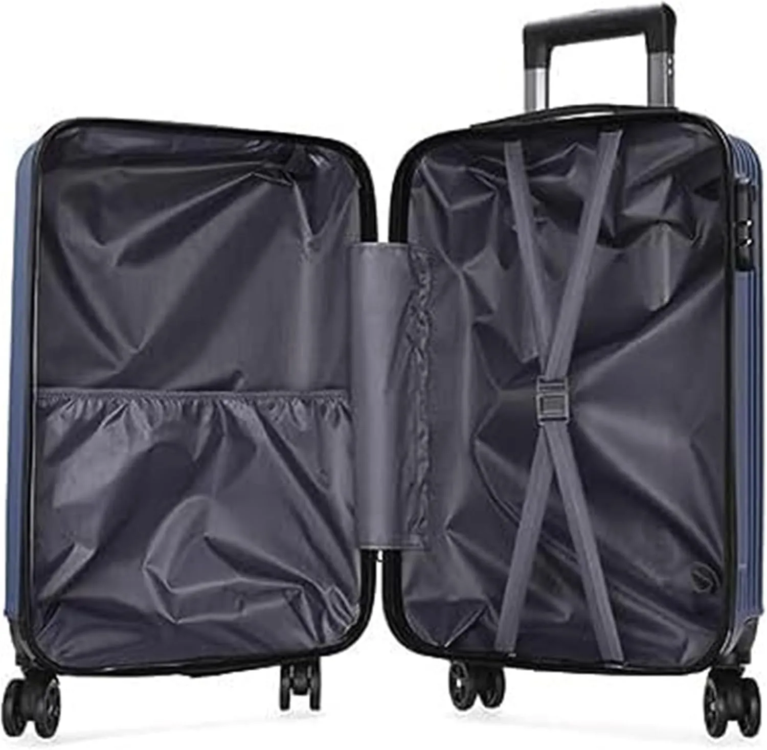 Carry-on Suitcase Luggage 20inch Lightweight Hardside Wheel Spinner Travel Luggage,Scratch-Resistant Carry-on Suitcase Carry-on Suitcases Carry On Luggages (B 20in)