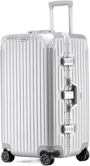 Carry-on Suitcase Luggage Luggage 24inch Wide Handle Suitcase,Hardshell With Aluminum Frame,Spinner Wheels TSA Lock Carry-on Suitcases Carry On Luggages (Color : C, Size : 24inch)
