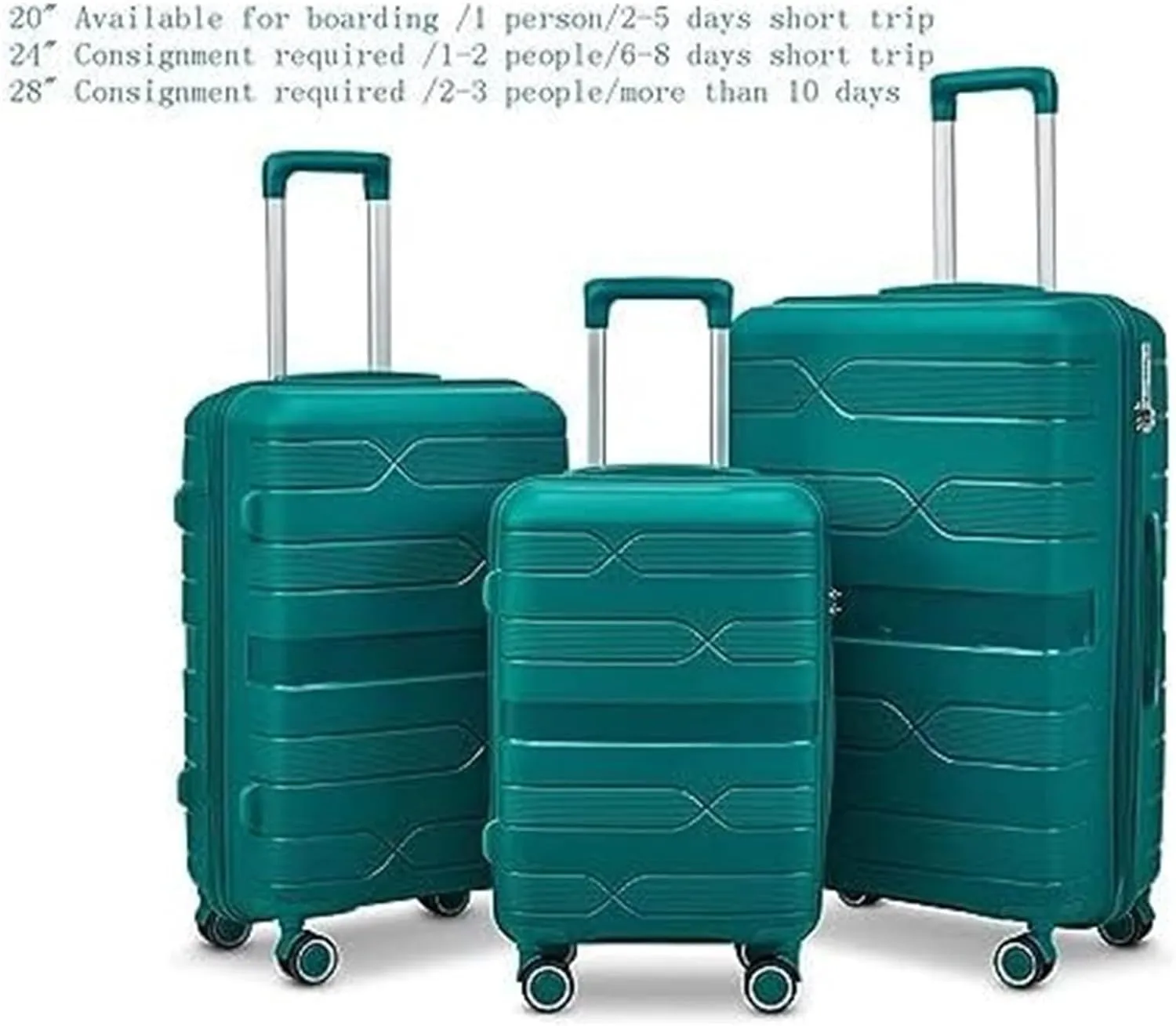 Carry-on Suitcase Luggage Luggage Carry On Lightweight Wheel Spinner Cabin Size Travel Suitcase Women's Luggage Carry-on Suitcases Carry On Luggages (B 28in)
