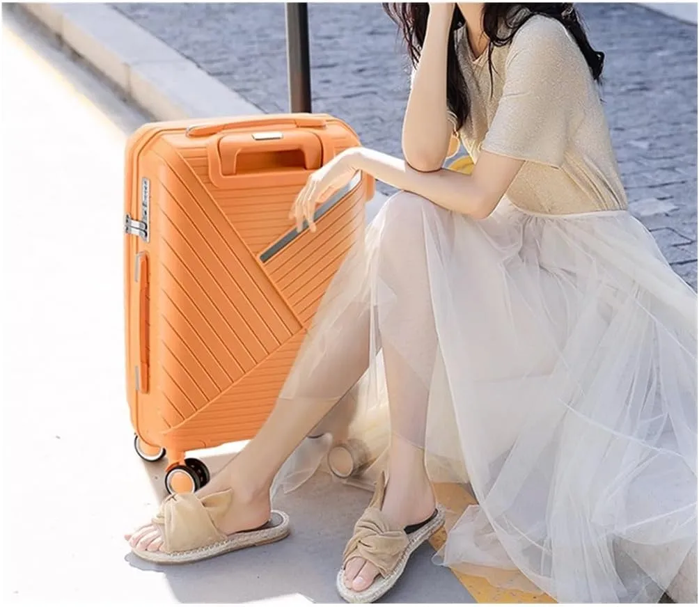 Carry-on Suitcase Luggage Luggage Lightweight Suitcase Travel Luggage With Spinner Wheels TSA Lock 20-Inch Carry-on Suitcases Carry On Luggages (Color : F, Size : 20in)