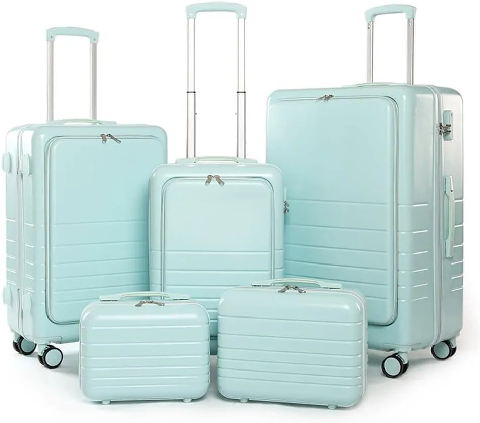 Carry-on Suitcase Luggage Luggage Suitcase Piece Set Carry On ABS PC Spinner Trolley,Durable Travel Luggage Carry-on Suitcases Carry On Luggages (Color : Blue, Size : 20 14in)
