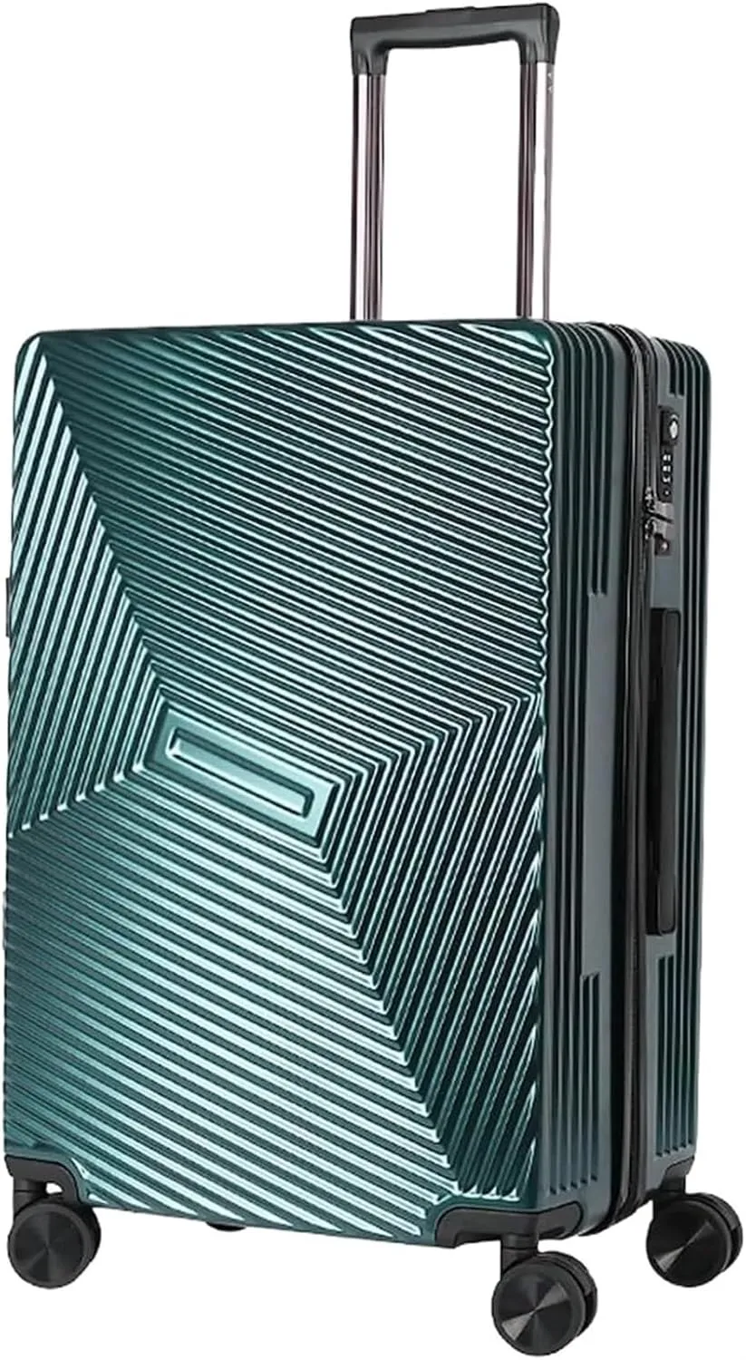 Carry-on Suitcase Luggage Portable Luggage With Spinner Wheels Carry On Luggage Drop-resistant TSA Locking Suitcase Carry-on Suitcases Carry On Luggages (Color : Green, Size : 20 in)