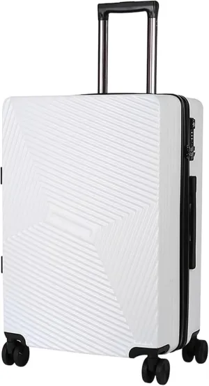 Carry-on Suitcase Luggage Portable Luggage With Spinner Wheels Carry On Luggage Drop-resistant TSA Locking Suitcase Carry-on Suitcases Carry On Luggages (Color : White, Size : 20 in)