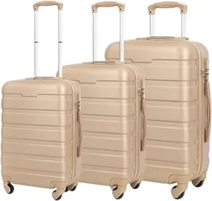 Carry-on Suitcase Luggage Suitcase Sets Hardside With Double Spinner 3 Piece Travel Luggage Set Lightweight Suitcase Carry-on Suitcases Carry On Luggages (Color : C, Size : 20 24 28in)