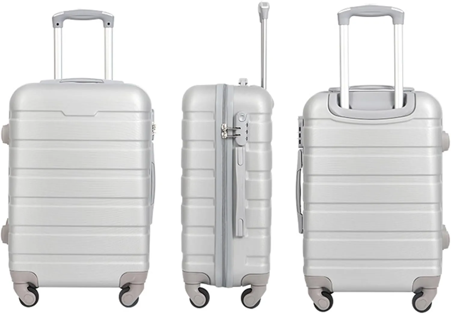 Carry-on Suitcase Luggage Suitcase Sets Hardside With Double Spinner 3 Piece Travel Luggage Set Lightweight Suitcase Carry-on Suitcases Carry On Luggages (Color : C, Size : 20 24 28in)
