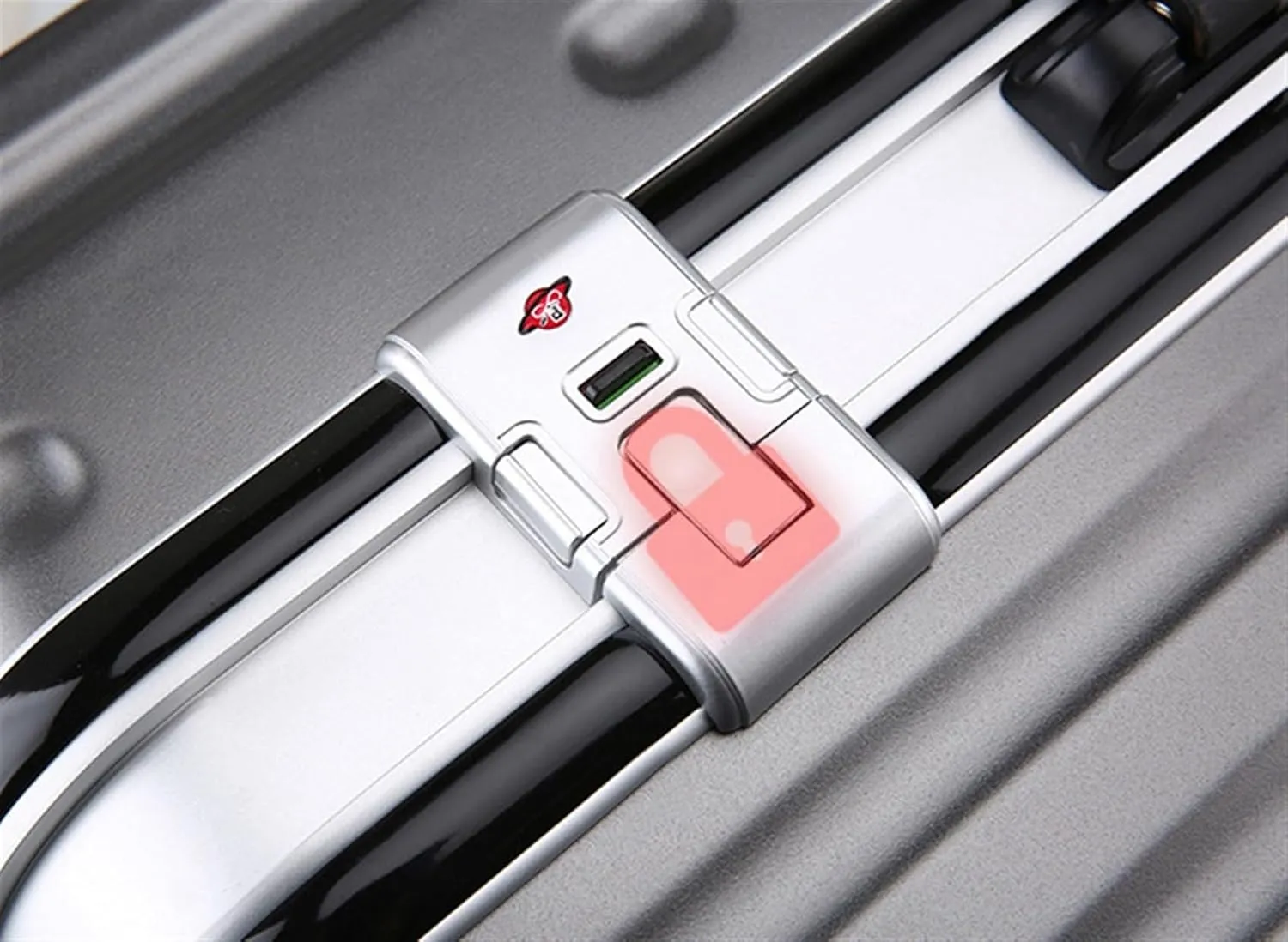 Carry-on Suitcase Luggage Suitcases Aluminum Frame Usb Rechargeable Luggage Hard Shell Suitcases With Wheels Carry-on Suitcases Carry On Luggages (Color : G, Size : 20inch)