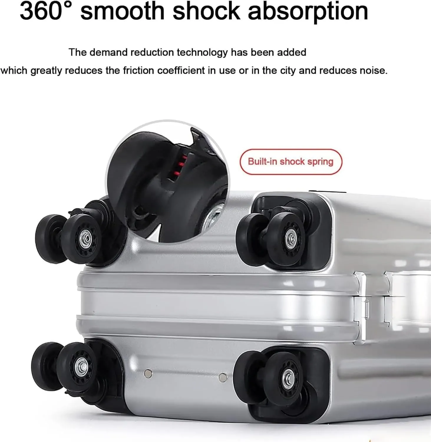 Carry-on Suitcase Luggage Suitcases Aluminum Frame Usb Rechargeable Luggage Hard Shell Suitcases With Wheels Carry-on Suitcases Carry On Luggages (Color : G, Size : 20inch)