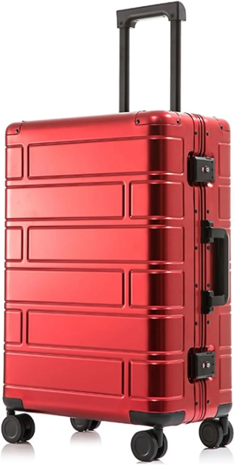 Carry-on Suitcase Luggage Travel Case Hardshell Carry-on Luggage With Silent Airplane Spinner Wheels Suitcase Carry-on Suitcases Carry On Luggages (Color : Black, Size : 20inch)