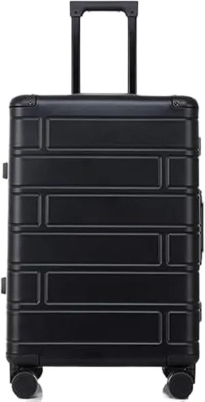 Carry-on Suitcase Luggage Travel Case Hardshell Carry-on Luggage With Silent Airplane Spinner Wheels Suitcase Carry-on Suitcases Carry On Luggages (Color : Black, Size : 20inch)