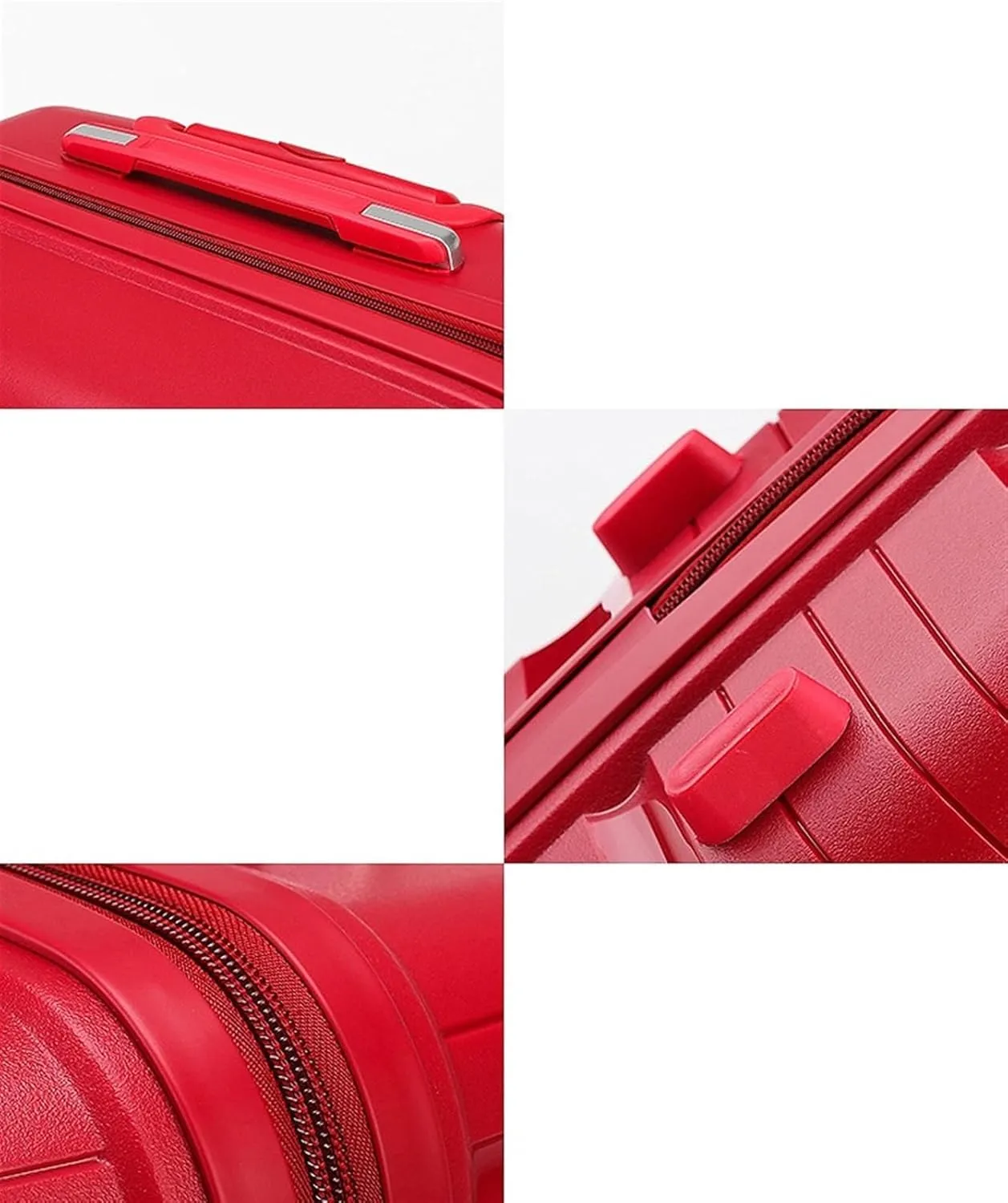 Carry-on Suitcase Luggage Travel Suitcase With Spinner Wheels,Lightweight Ergonomic Handles, Traveling Suitcases Carry-on Suitcases Carry On Luggages (Color : Red, Size : 20inch)