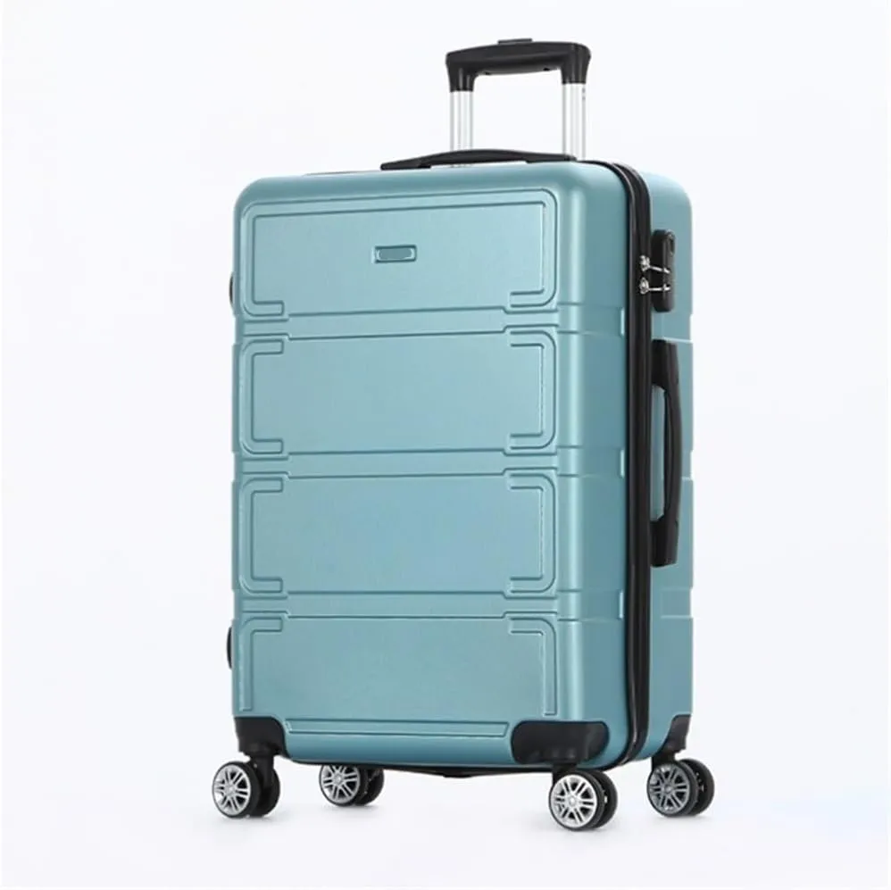 Carry-on Suitcase Luggage Women's Spinner Luggage Carry-On,Height Adjustable Handle for Business Trips and Travel Carry-on Suitcases Carry On Luggages (Silver 20in)